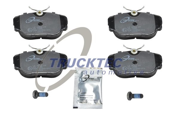 Bromsbeläggsats, Framaxel Trucktec automotive 08.35.008 TRUCKTEC AUTOMOTIVE