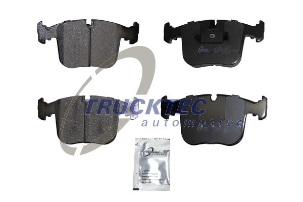 Bromsbeläggsats, Framaxel Trucktec automotive 08.35.044 TRUCKTEC AUTOMOTIVE