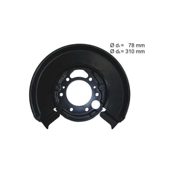 Bromssköld, Bakaxel höger Aic 55098 AIC