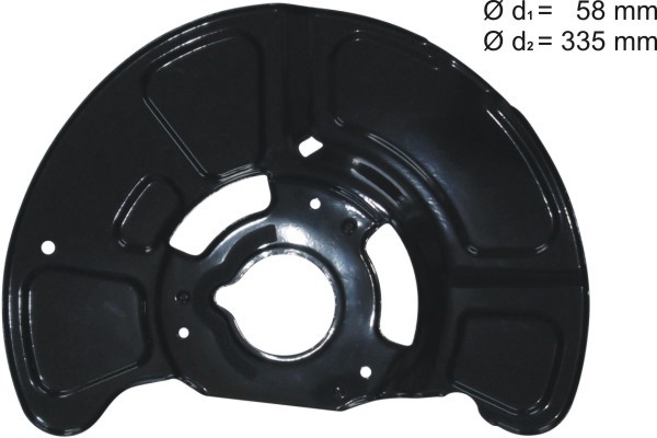 Bromssköld, framaxel vänster Aic 55196 AIC