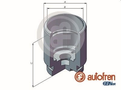 Kolv, bromsok, Bakaxel Autofren seinsa D025293 AUTOFREN SEINSA