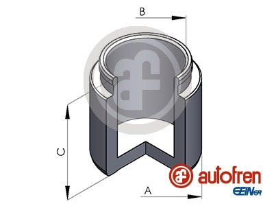 Kolv, bromsok, Framaxel Autofren seinsa D025344 AUTOFREN SEINSA