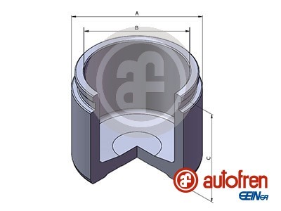 Kolv, bromsok, Framaxel Autofren seinsa D025505 AUTOFREN SEINSA