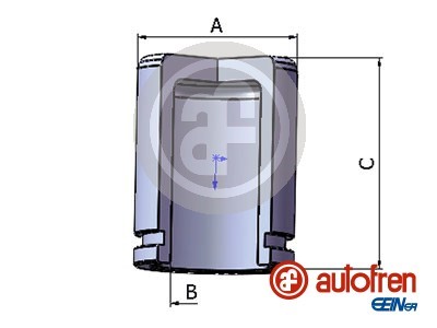Kolv, bromsok, Bakaxel Autofren seinsa D025512 AUTOFREN SEINSA