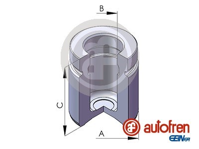 Kolv, bromsok, Framaxel Autofren seinsa D025551 AUTOFREN SEINSA