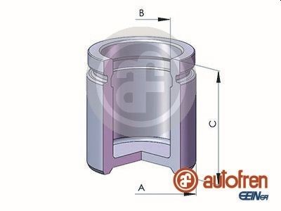 Kolv, bromsok, Framaxel Autofren seinsa D025732 AUTOFREN SEINSA