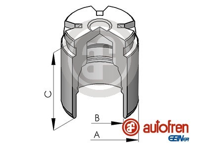 Kolv, bromsok, Bakaxel Autofren seinsa D025745 AUTOFREN SEINSA