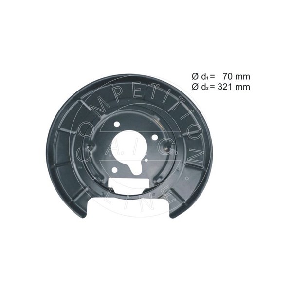 Bromssköld, Bakaxel höger Aic 57580 AIC