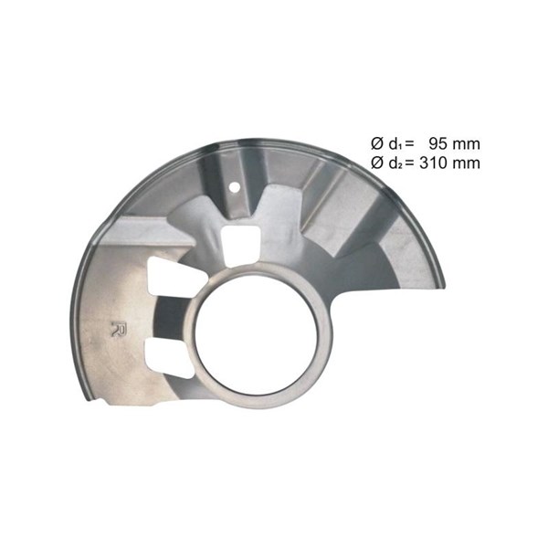 Bromssköld, framaxel höger Aic 57614 AIC