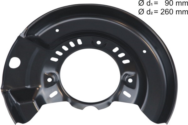 Bromssköld, framaxel höger Aic 58106 AIC