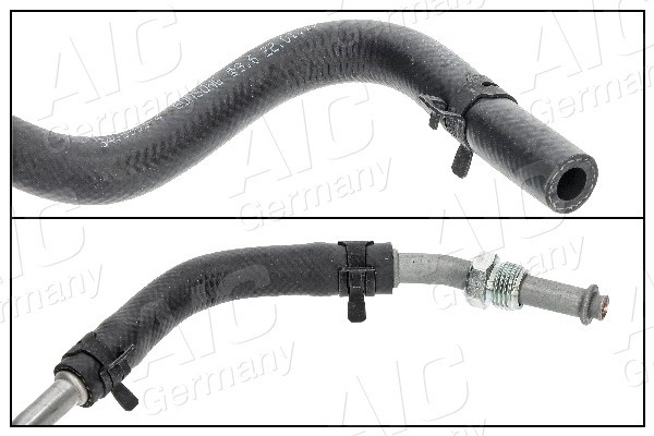 Hydraulikslang, styrsystem, Från styrväxel till kylrör Aic 58727 AIC