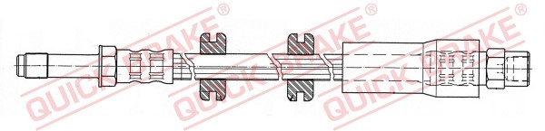 Bromsslang, Ytter, framaxel höger, framaxel vänster, Bakaxel höge Bromsslang, Ytter, framaxel höger, framaxel vänster, Bakaxel höge