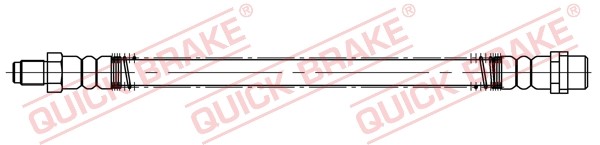 Bromsslang, Bakaxel höger, Bakaxel vänster