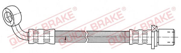 Bromsslang, Bakaxel vänster