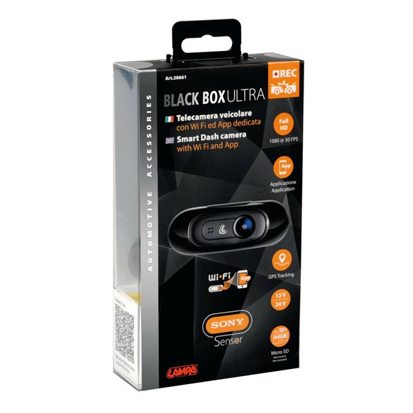 Video recorder 1080p med Wi-fi och App - 12/24v Lampa 979938661 Lampa