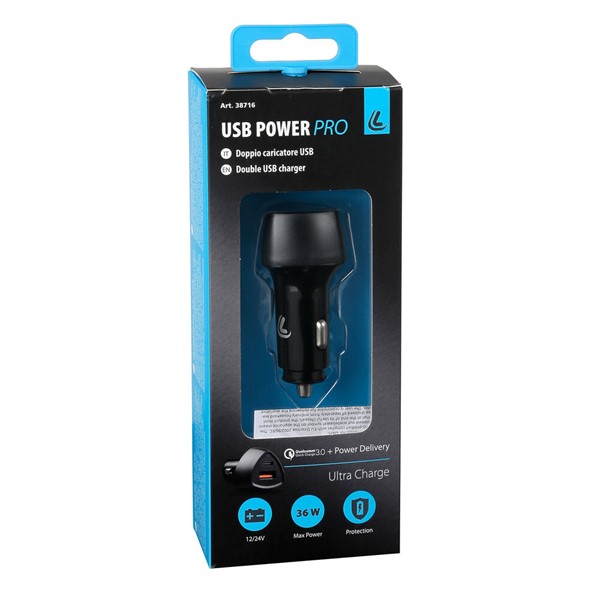 Usb-laddare 36w - 12/24v, Universal Lampa 979938716 Lampa