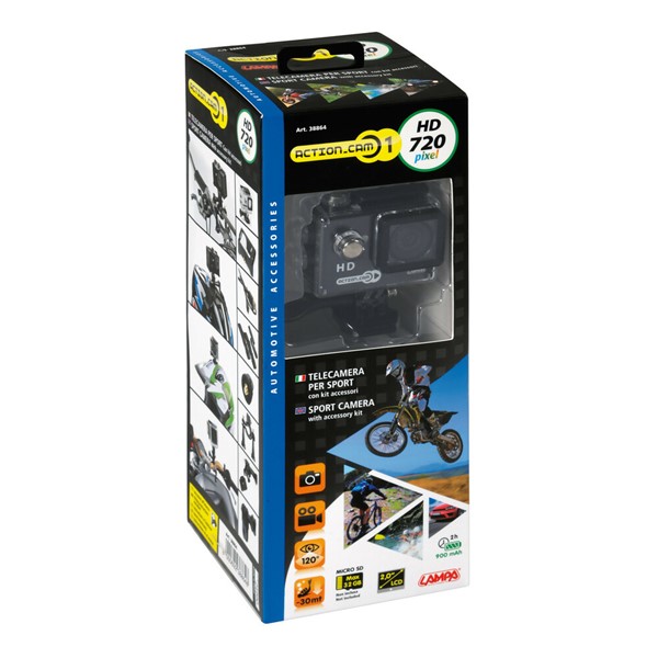 Action Kamera 720p - Med tillbehör, Universal Lampa 979938864 Lampa