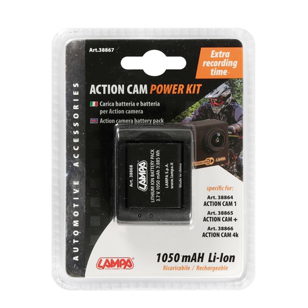 Action Kamera batteripaket, Universal Lampa 979938867 Lampa