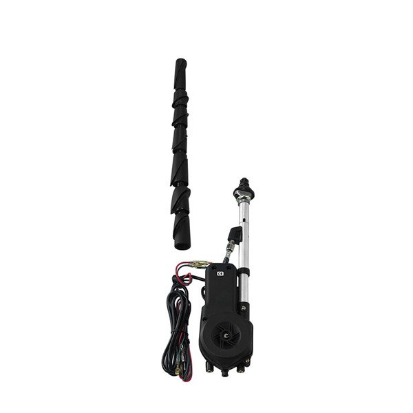 Helautomatisk De-luxe motor antenn, 12v, Universal Lampa