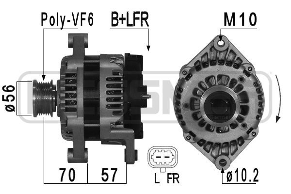 Generator 14V 140A