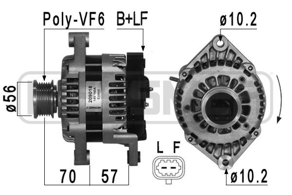 Generator 14V 140A