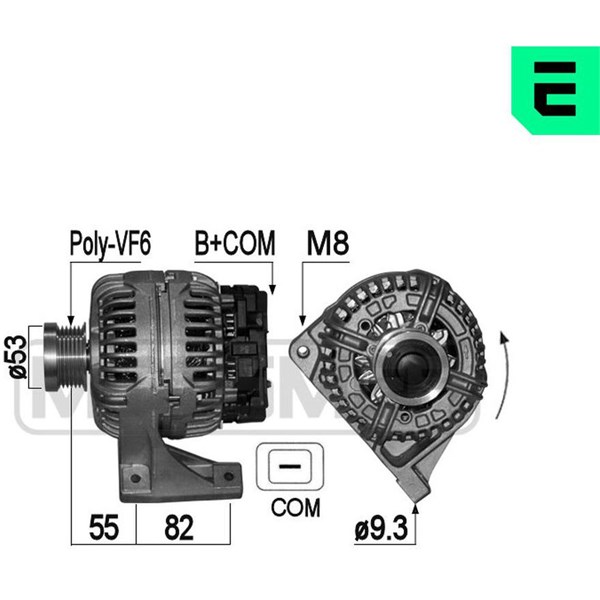 Generator 14V 140A Era oem Oem 209074 ERA OEM