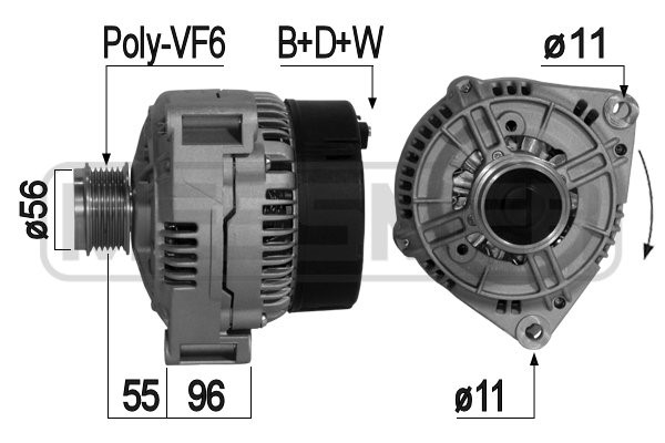 Generator 14V 115A