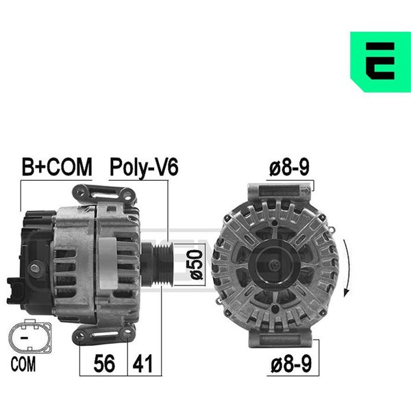 Generator 14V 180A Era oem Oem 209174 ERA OEM