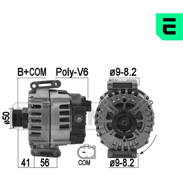 Generator 14V 180A Era oem Oem 209188 ERA OEM