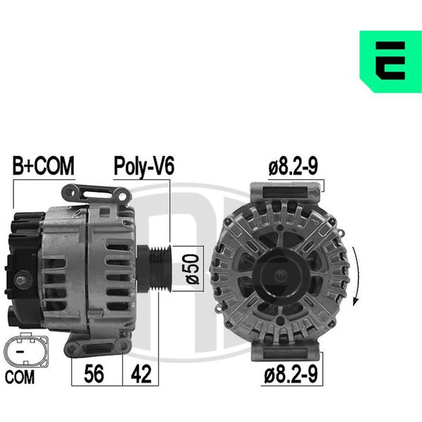 Generator 14V 180A Era oem Oem 209189 ERA OEM