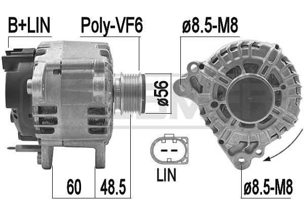 Generator 14V 180A