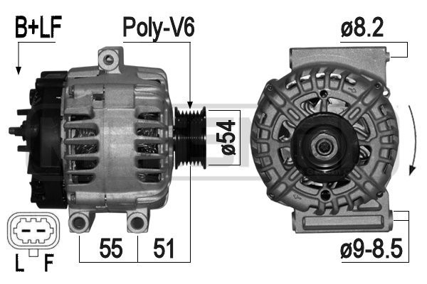 Generator 14V 140A