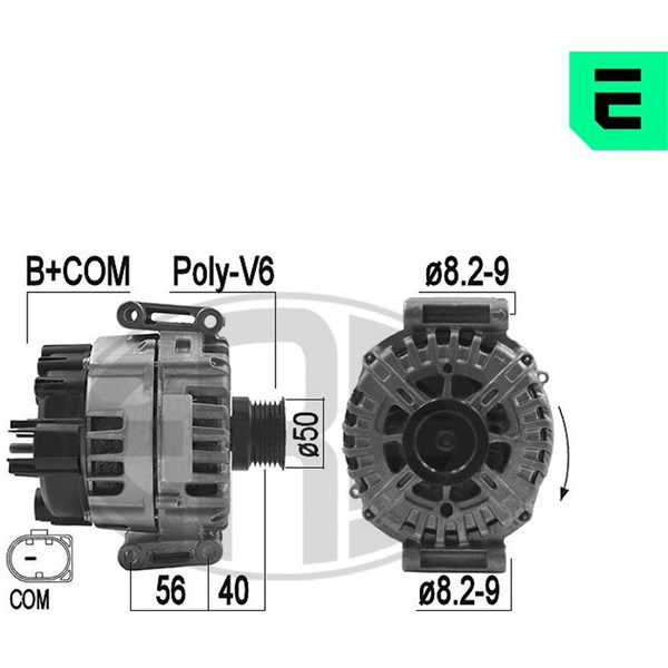 Generator 14V 180A Era oem Oem 209267 ERA OEM