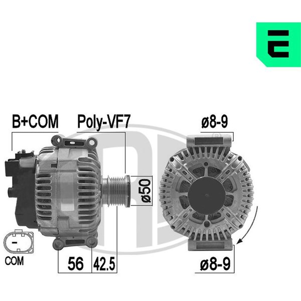 Generator 14V 180A Era oem Oem 209477 ERA OEM