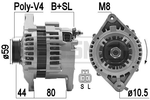 Generator 14V 70A