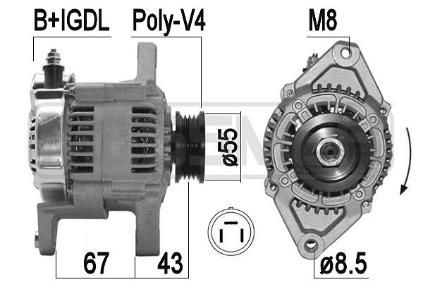 Generator 14V 50A