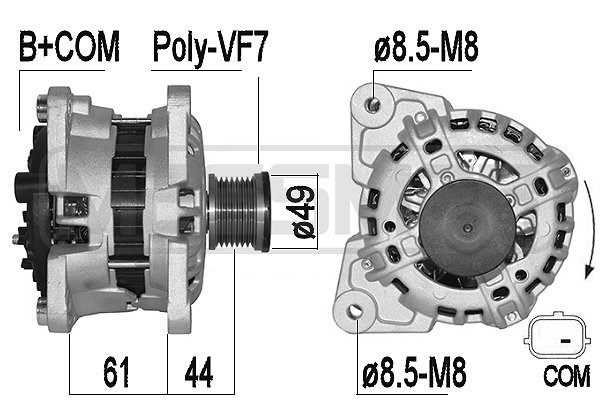 Generator 14V 90A