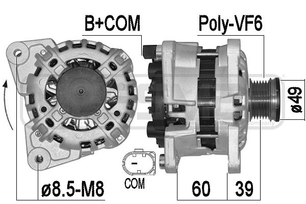 Generator 14V 110A