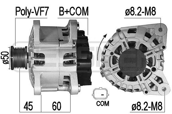 Generator 14V 120A