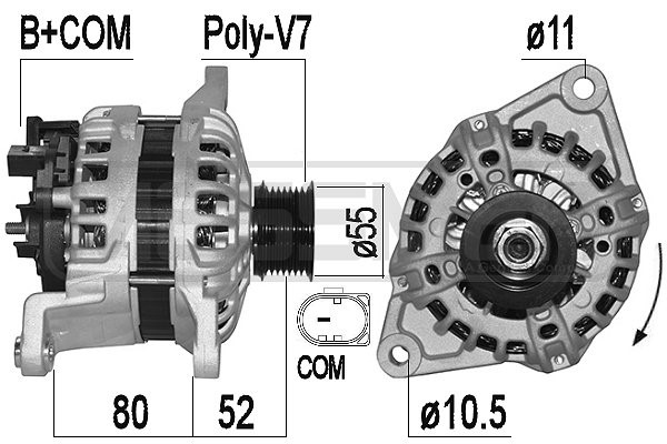 Generator 14V 150A