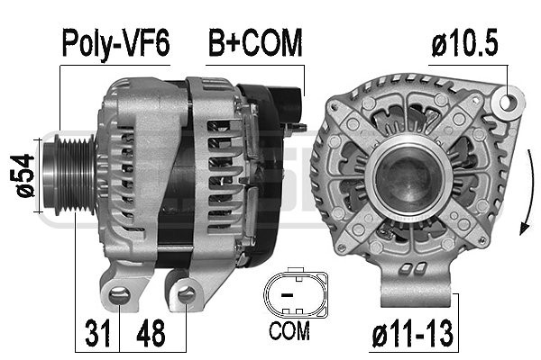 Generator 14V 180A