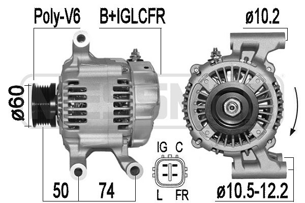 Generator 14V 120A