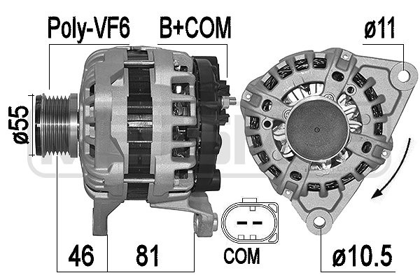 Generator 14V 150A