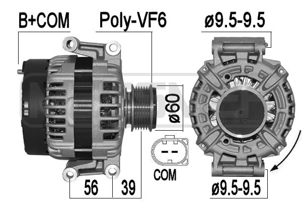 Generator 14V 150A