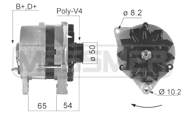Generator 14V 70A