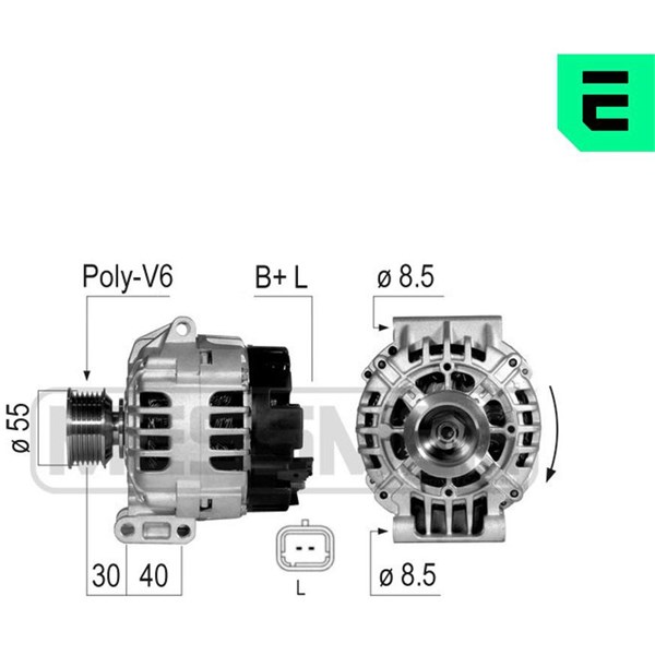 Generator 14V 98A Era oem Oem 210051 ERA OEM