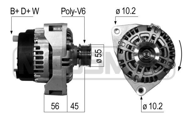 Generator 14V 90A