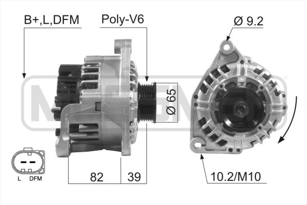 Generator 14V 120A