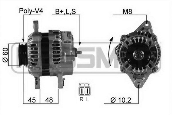 Generator 14V 60A