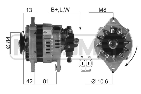 Generator 14V 100A
